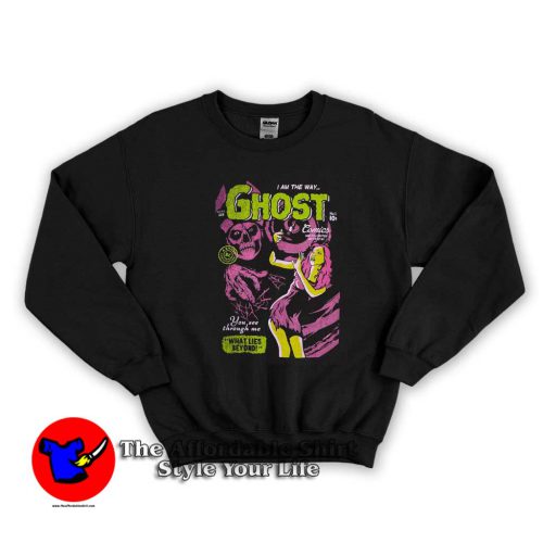 Ghost Forever Is The Wind Comic Graphic Sweater 500x500 Ghost Forever Is The Wind Comic Graphic Sweatshirt On Sale