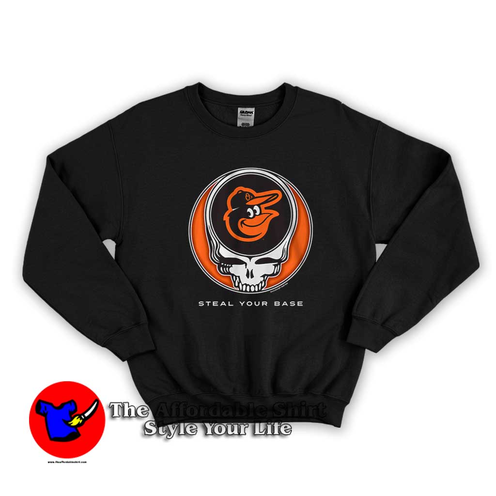 Grateful Dead Baltimore Orioles Steal Your Base Sweater 510x510 image Grateful Dead Baltimore Orioles Steal Your Base Sweater 510x510 Grateful Dead Baltimore Orioles Steal Your Base Sweatshirt On Sale