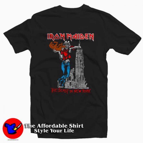 Iron Maiden The Beast In New York Vintage T-Shirt
