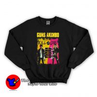 Kill Or Die Guns Akimbo Graphic Unisex Sweatshirt