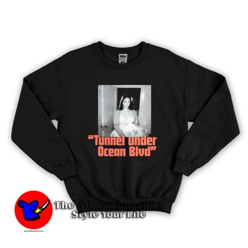 Lana Del Rey Tunnel Under Ocean Blvd Graphic Sweater 500x500 Lana Del Rey Tunnel Under Ocean Blvd Graphic Sweatshirt On Sale