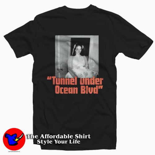 Lana Del Rey Tunnel Under Ocean Blvd Graphic Tshirt 500x500 Lana Del Rey Tunnel Under Ocean Blvd Graphic T Shirt On Sale