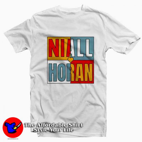 Niall Horan Colour Block Graphic Unisex Tshirt 500x500 Niall Horan Colour Block Graphic Unisex T Shirt On Sale