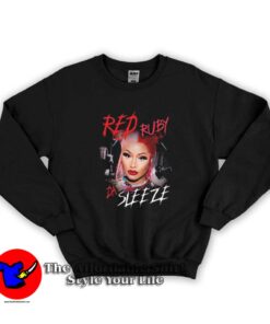 Nicki Minaj Red Ruby Da Sleeze Graphic Sweatshirt