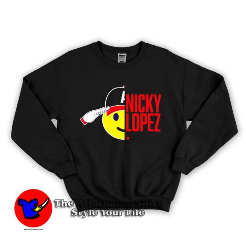 Nicky Lopez Salute Atlanta Braves Graphic Sweater 500x500 Nicky Lopez Salute Atlanta Braves Graphic Sweatshirt On Sale