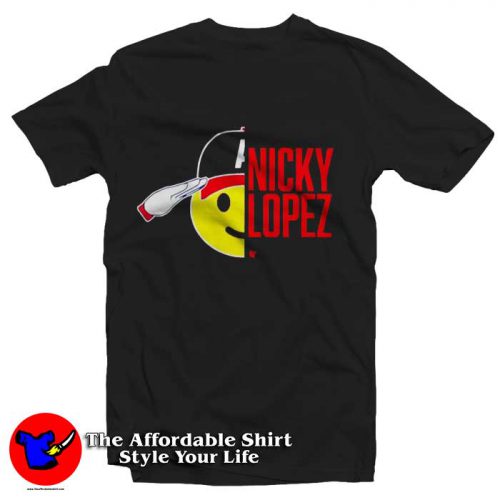 Nicky Lopez Salute Atlanta Braves Graphic Tshirt 500x500 Nicky Lopez Salute Atlanta Braves Graphic T Shirt On Sale