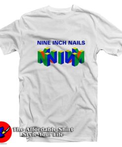 Nin Nine Inch Nails Mashup Nintendo Graphic T-shirt