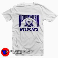Northwestern Wildcats Vintage Football Mascot T-Shirt