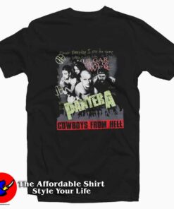 Pantera Cowboys From Hell Graphic Vintage T-Shirt