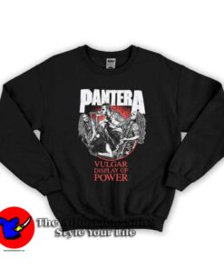 Pantera Vulgar Display Of Power Graphic Sweatshirt