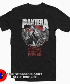 Pantera Vulgar Display Of Power Graphic T-Shirt