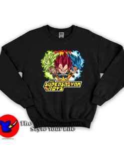 Powerpuff The Super Saiyan Boys Funny Sweatshirt
