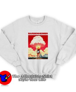 Retro Travel Barbenheimer Photographic Sweatshirt