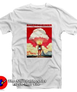 Retro Travel Barbenheimer Photographic T-Shirt