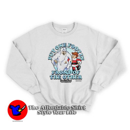 Santa Claus is Comin To Town Movie Graphic Sweater 500x500 Santa Claus is Comin To Town Movie Graphic Sweatshirt On Sale