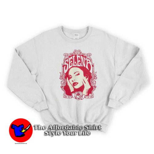 Selena Como La Flor Graphic Unisex Sweater 500x500 Selena Como La Flor Graphic Unisex Sweatshirt On Sale