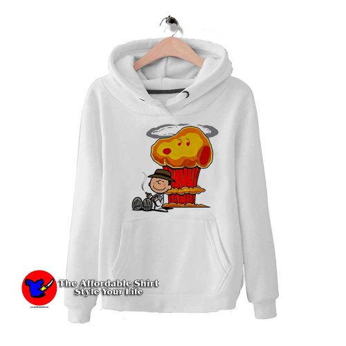 Snoopy and Charlie Brown Oppenheimer Graphic Hoodie 500x500 Snoopy and Charlie Brown Oppenheimer Graphic Hoodie On Sale