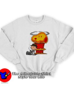 Snoopy and Charlie Brown Oppenheimer Sweatshirt