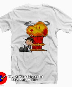 Snoopy and Charlie Brown Oppenheimer Graphic T-Shirt