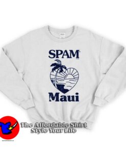 Spam Loves Maui Graphic Unisex Sweatshirt