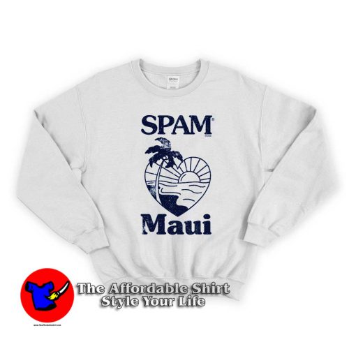 Spam Loves Maui Graphic Unisex Sweater 500x500 Spam Loves Maui Graphic Unisex Sweatshirt On Sale