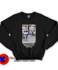 Bloody Saturday Montgomery Alabama Brawl Graphic Sweatshirt