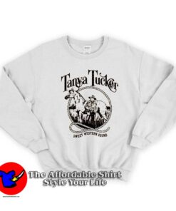 Tanya Tucker Sweet Western Sound Graphic Sweatshirt