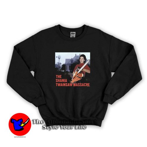 The Shania Twainsaw Massacre Graphic Sweater 500x500 The Shania Twainsaw Massacre Graphic Sweatshirt On Sale