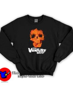 The Ventur Bros Skull Flame Head Graphic Sweatshirt