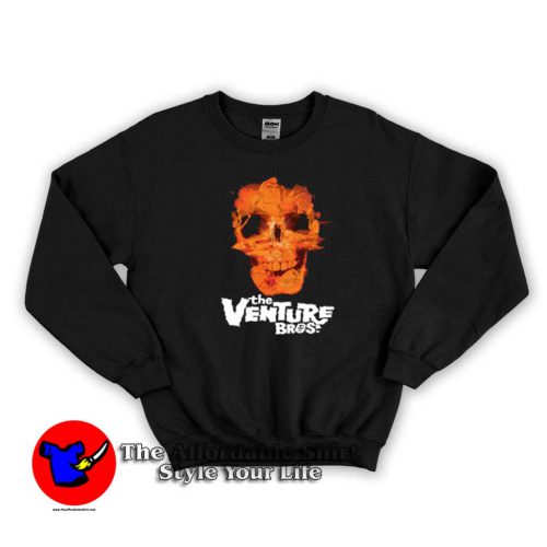 The Ventur Bros Skull Flame Head Graphic Sweater 500x500 The Ventur Bros Skull Flame Head Graphic Sweatshirt On Sale