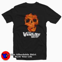 The Ventur Bros Skull Flame Head Graphic T-Shirt