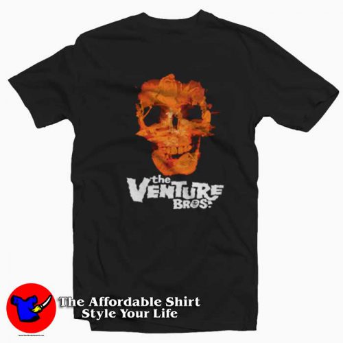 The Ventur Bros Skull Flame Head Graphic Tshirt 500x500 The Ventur Bros Skull Flame Head Graphic T Shirt On Sale