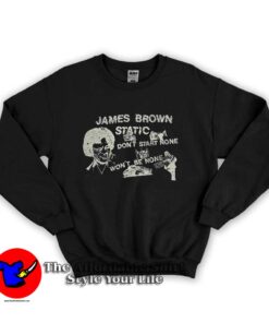 Vintage James Brown Static Graphic Sweatshirt