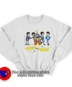 Vintage The Beatles Twist and Shout Puffy Corps Sweatshirt