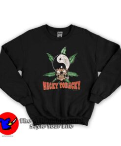 Vintage Wacky To Backy Weed Graphic Sweatshirt