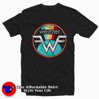 Vintage Weezer Rainbow Symbol Logo Graphic Tshirt