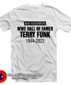 WWE Hall Of Famer The Legendary Terry Funk Graphic T-Shirt