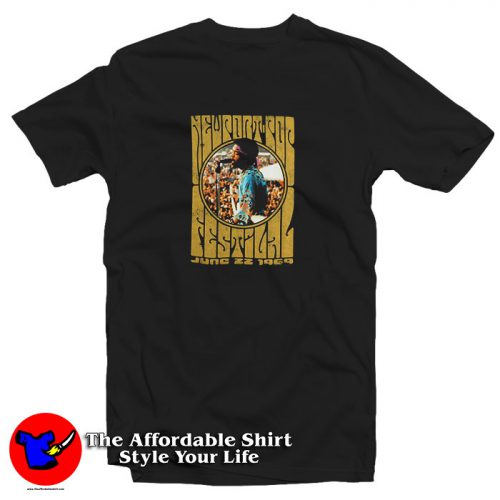 Jimi Hendrix Newport Pop T Shirt 500x500 Jimi Hendrix Newport Pop T Shirt