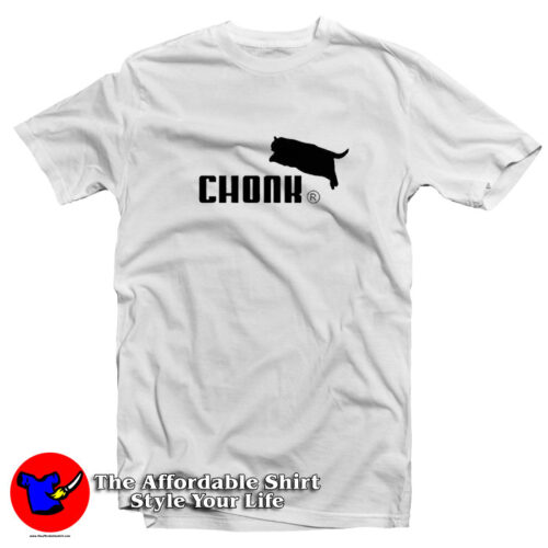 Chonk Cat Logo Parody T Shirt 500x500 Chonk Cat Logo Parody T Shirt