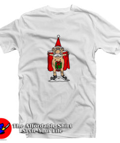 Christmas Flasher Gnome T Shirt