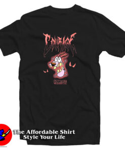Courage The Cowardly Dog Metal T Shirt