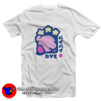 Cute Kirby Bye Funny T Shirt