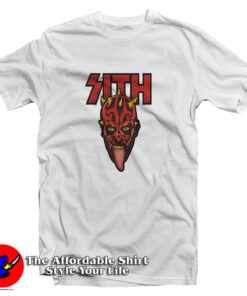 Darth Maul Sith Kiss Heavy Metal Parody T Shirt