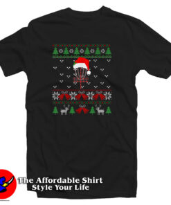 Disc Golf Christmas Tree Lights Ornaments Xmas 2022 Holiday T Shirt