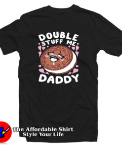 Double Stuff Me Daddy Ahegao Face T Shirt