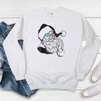 American Santa Cool Santa Claus Christmas Sweatshirt