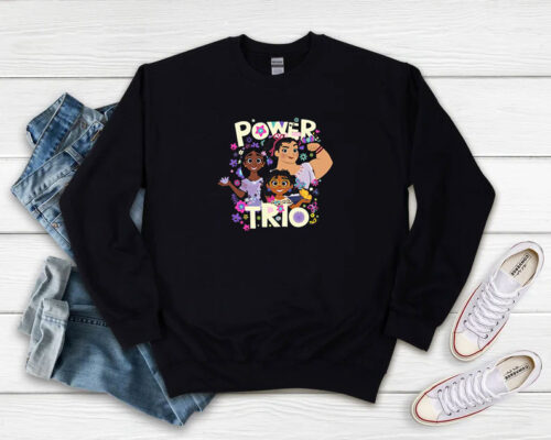 Girls Encanto Power Trio Sweatshirt 500x400 Girl's Encanto Power Trio Sweatshirt
