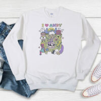 I Love Andy Cute Andy Warhol Sweatshirt