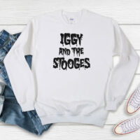 Iggy Pop Iggy And The Stooges Logo Sweatshirt