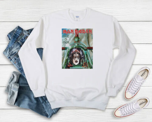 Iron Maiden KISS Ace Frehley Ace Is High Parody Sweatshirt 500x400 Iron Maiden KISS Ace Frehley Ace Is High Parody Sweatshirt